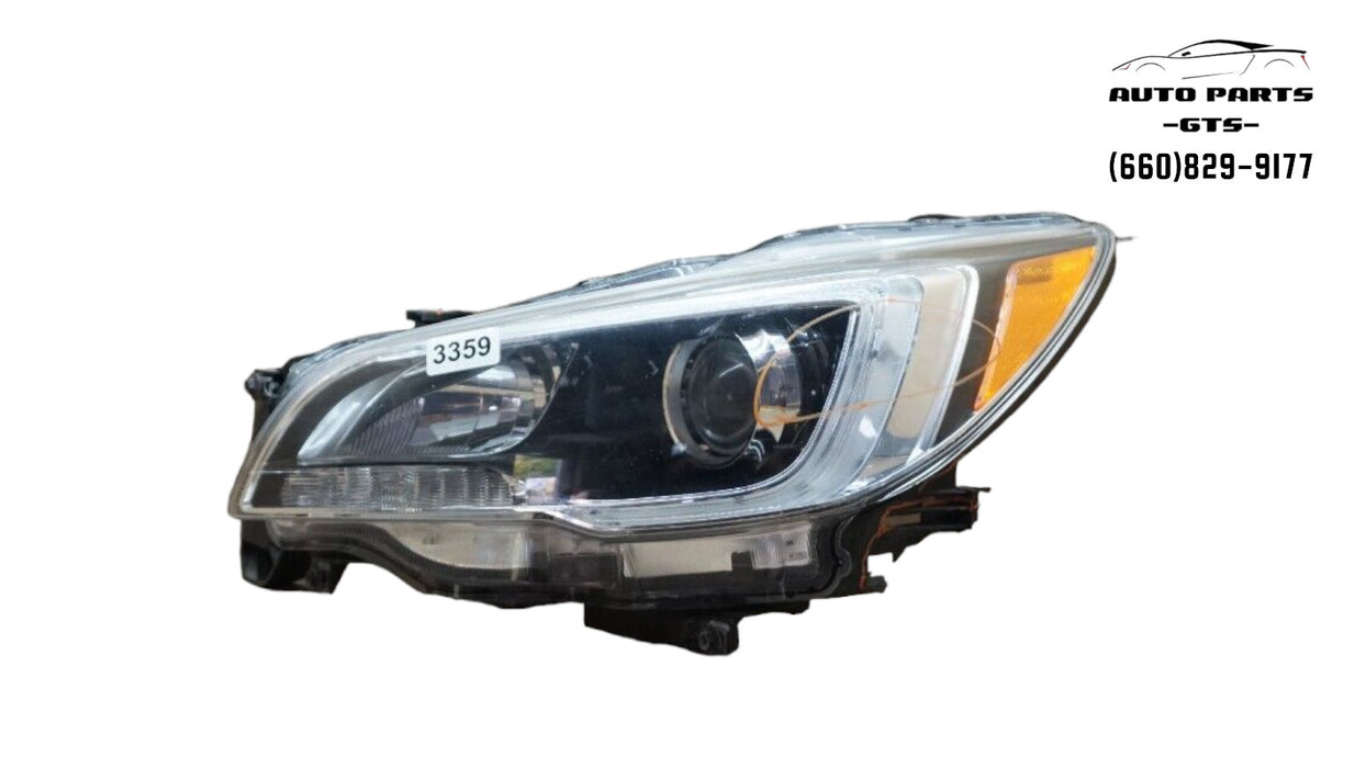 2015-2017 SUBARU LEGACY OUTBACK FRONT LEFT DRIVER SIDE HEADLIGHT HEADLAMP OEM