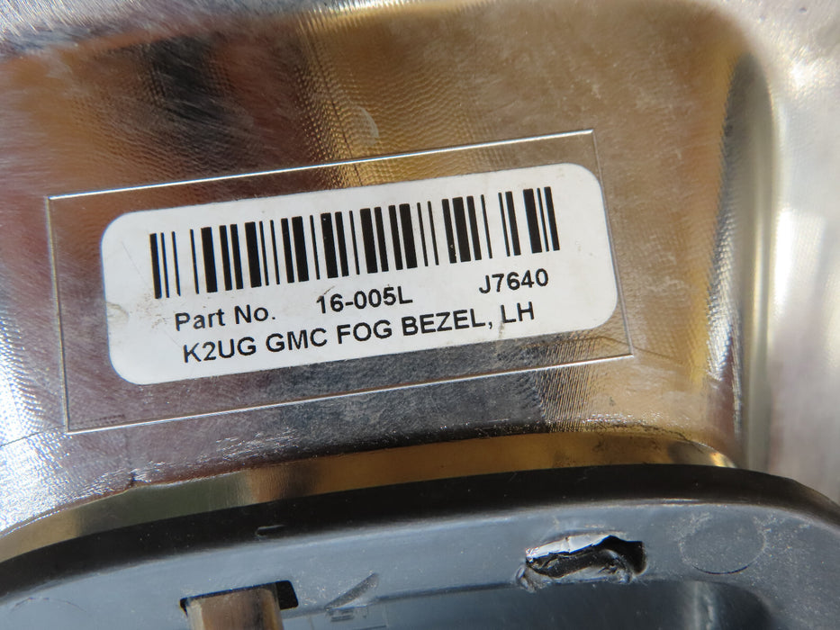 2015-2020 GMC YUKON XL YUKON FRONT LEFT DRIVER SIDE FOG LIGHT COVER OEM 22936426