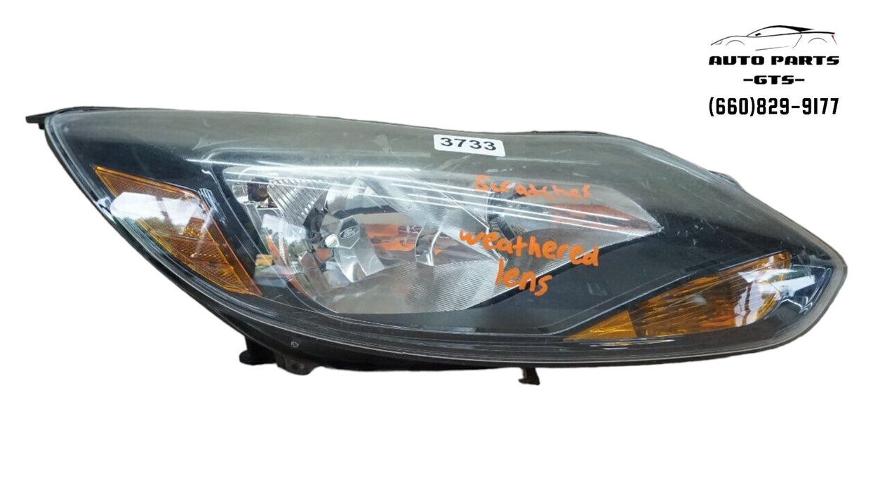 2012-2014 FORD FOCUS FRONT RIGHT PASSENGERS SIDE HEADLIGHT OEM 12 13 14