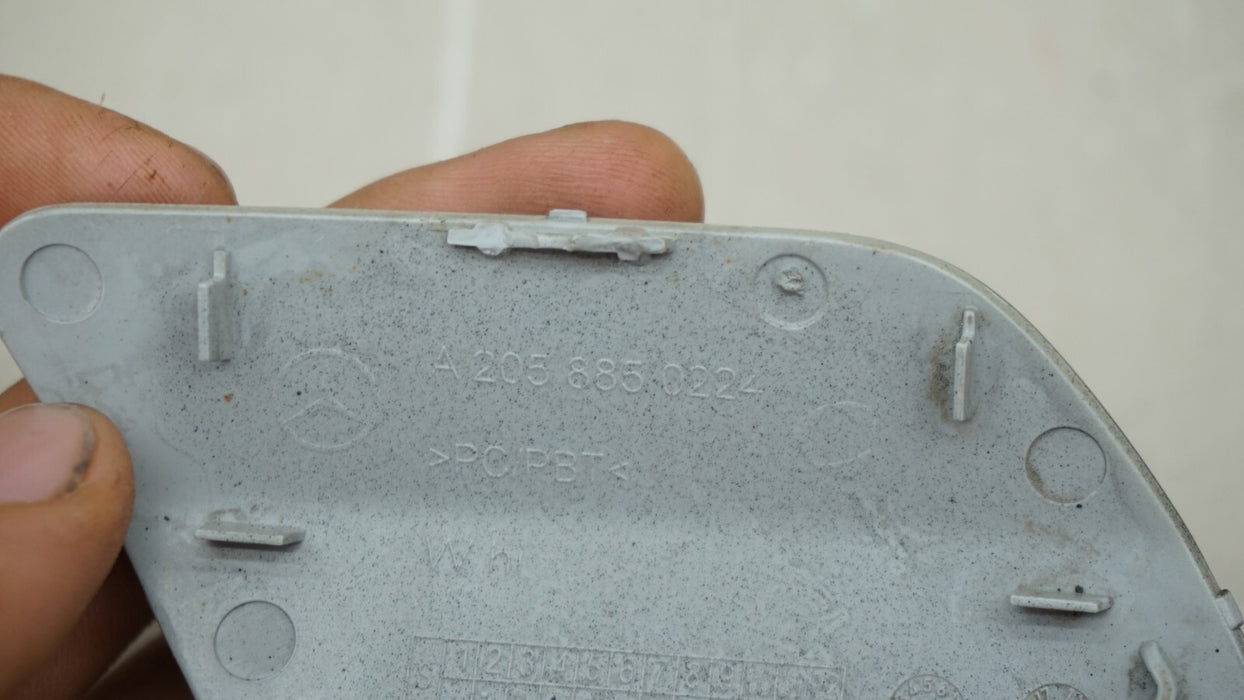 2015-2020 MERCEDES C CLASS W205 REAR BUMPER TOW HOOK COVER BLACK OEM A2058850224