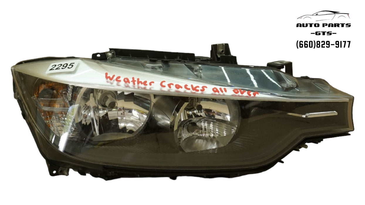 2013-2015 BMW F30 3 SERIES FRONT RIGHT PASSENGER SIDE HEADLIGHT HALOGEN OEM