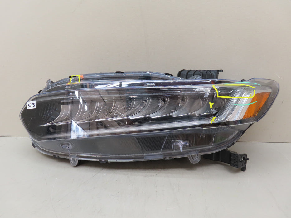 2018-2020 HONDA ACCORD FRONT LEFT DRIVER SIDE HEADLIGHT FULL LED OEM