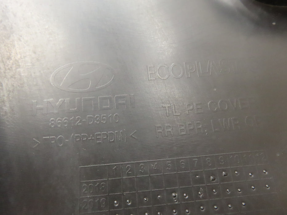 2019-2021 HYUNDAI TUCSON FRONT LOWER BUMPER COVER OEM 86612-D3510