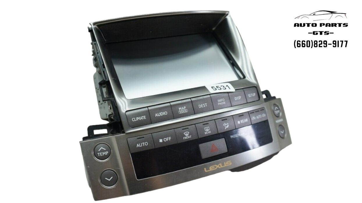2010 LEXUS LX570 NAVIGATION RADIO DISPLAY CLIMATE CONTROL SWITCH OEM 86431-60232