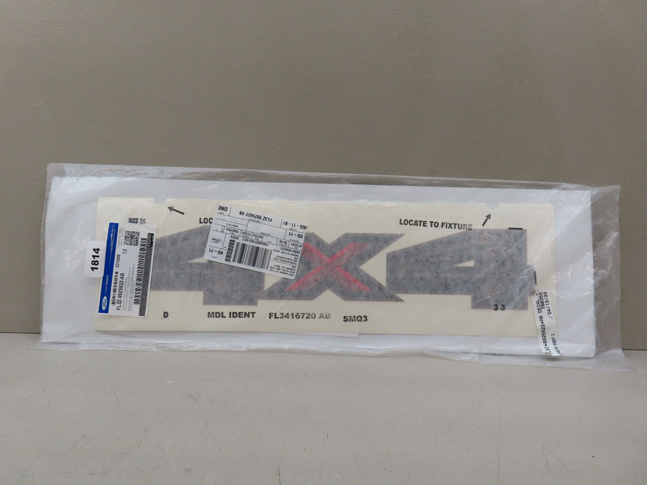 2021-2024 FORD 150 F250 F350 REAR BED NAMEPLATE DECAL OEM