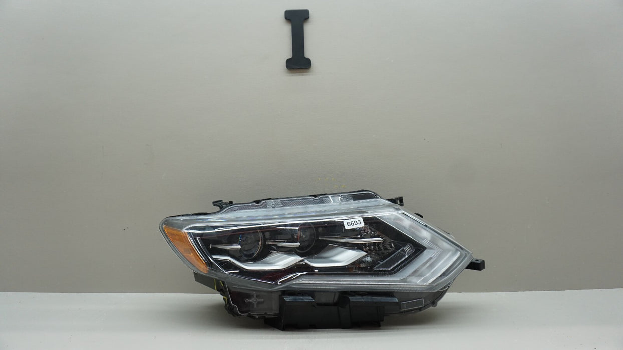 2017-2019 NISSAN ROGUE FRONT RIGHT PASSENGER SIDE HEADLIGHT LED OEM 17 18 19