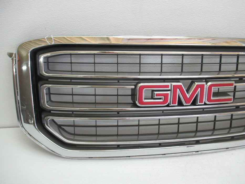 2015-2020 GMC YUKON XL FRONT BUMPER UPPER GRILLE GRILL CHROME PANEL 84722258 OEM