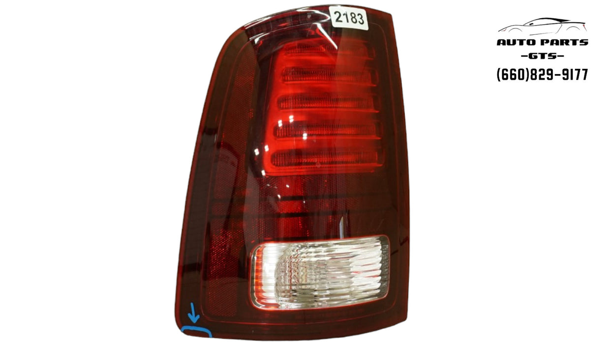 2013-2019 DODGE RAM 1500 LEFT DRIVER SIDE TAIL LIGHT OEM