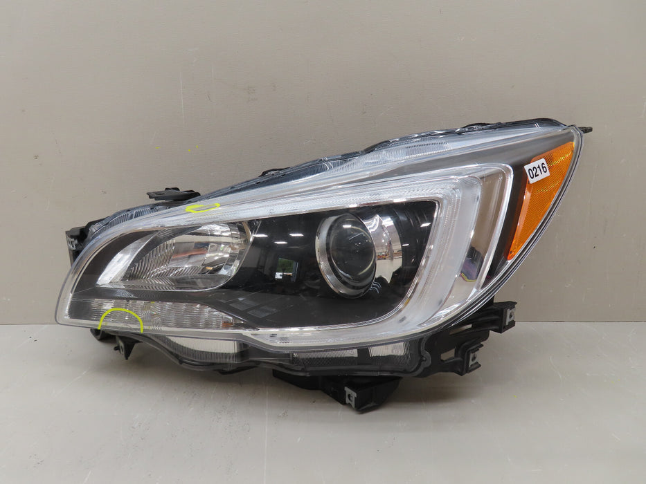 2015 2016 2017 SUBARU OUTBACK FRONT LEFT DRIVER SIDE HEADLIGHT HALOGEN W/LED OEM