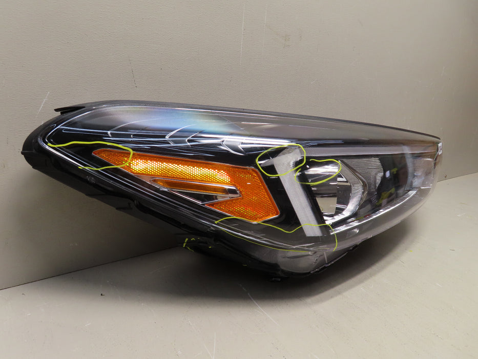 2019-2021 HYUNDAI TUCSON FRONT RIGHT PASSENGER SIDE HEADLIGHT LED/HALOGEN OEM