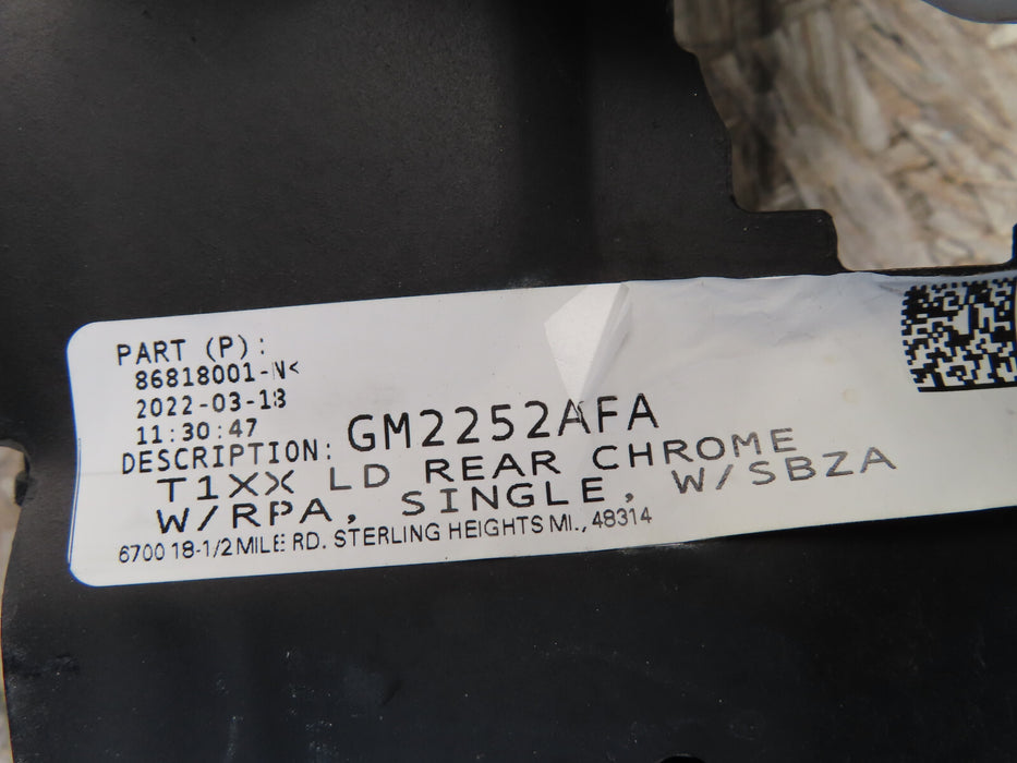 2019-2022 GMC/CHEVROLET SIERRA/SILVERADO 2500 3500 REAR BUMPER COVER OEM