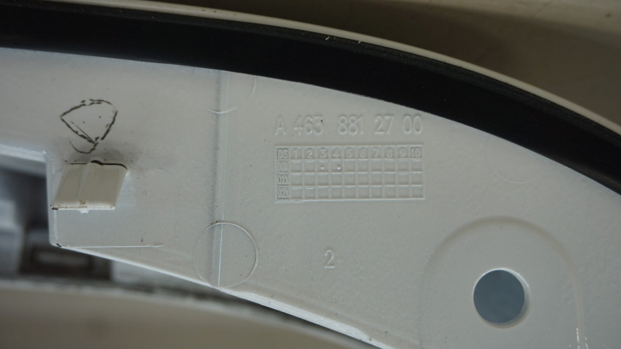 2019-2022 MERCEDES G63 AMG W463 REAR LEFT SIDE FENDER FLARE OEM A4638800701