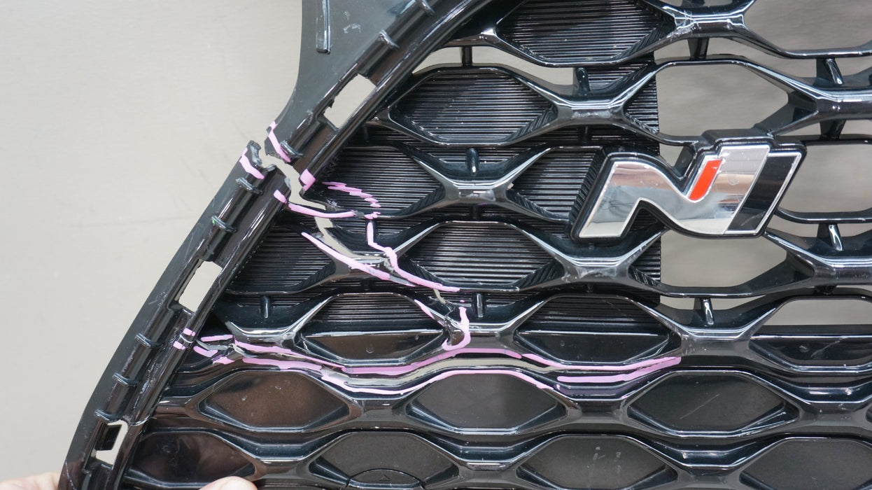 2019-2022 HYUNDAI VELOSTER N FRONT BUMPER RADIATOR GRILLE OEM 86351-K9000