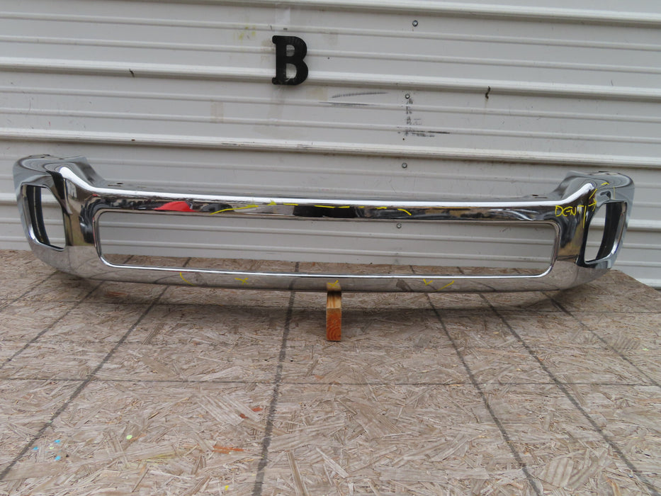 2011-2016 FORD F250/350 SUPER DUTY PICKUP FRONT BUMPER COVER CHROME OEM