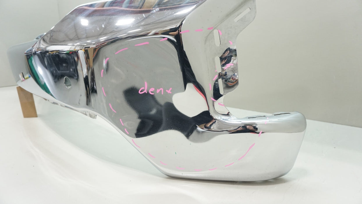 2019-2021 CHEVROLET SILVERADO 1500 FRONT BUMPER COVER OEM CHROME METAL