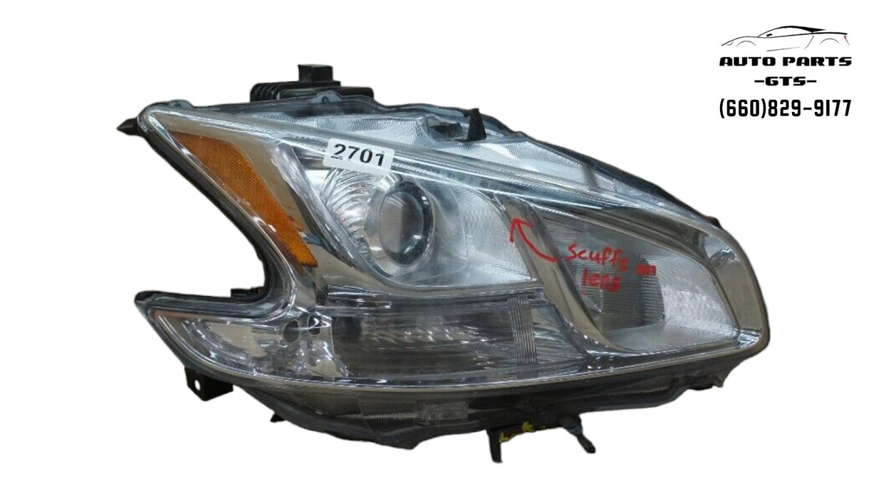 2009-2014 NISSAN MAXIMA FRONT RIGHT PASSENGER SIDE HEADLIGHT OEM