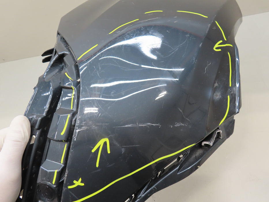 2019-2022 AUDI E-TRON REAR RIGHT PASSENGER BUMPER COVER CORNER CAP OEM