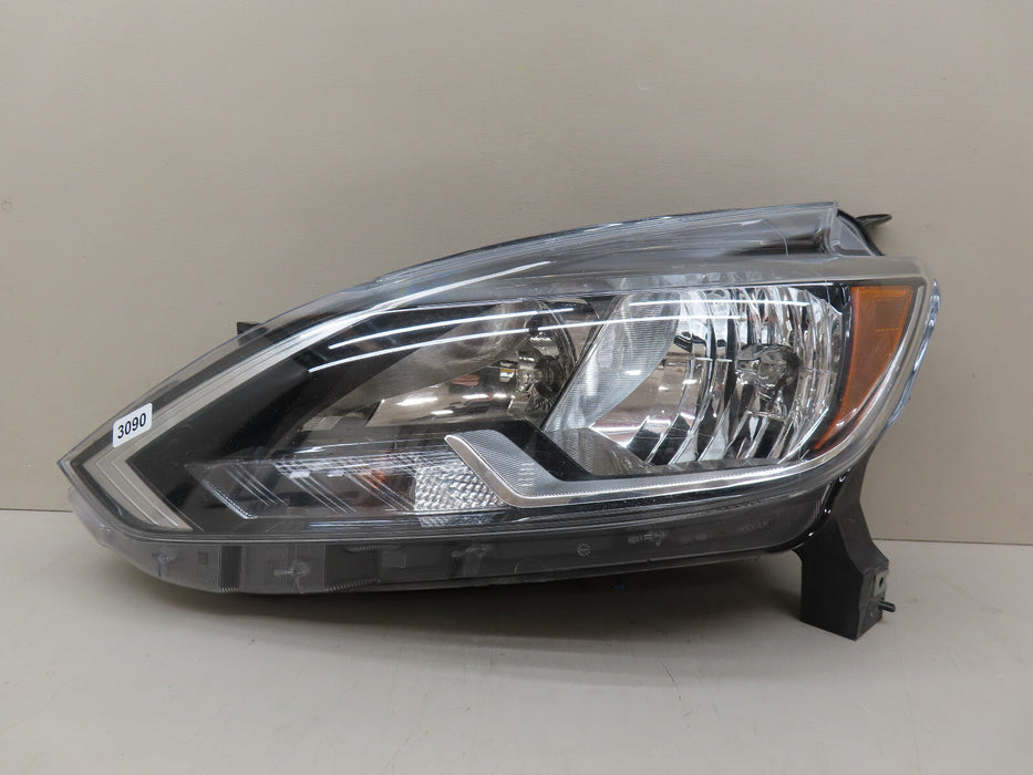2016-2019 NISSAN SENTRA FRONT LEFT DRIVER SIDE HEADLIGHT LIGHT LAMP HALOGEN OEM