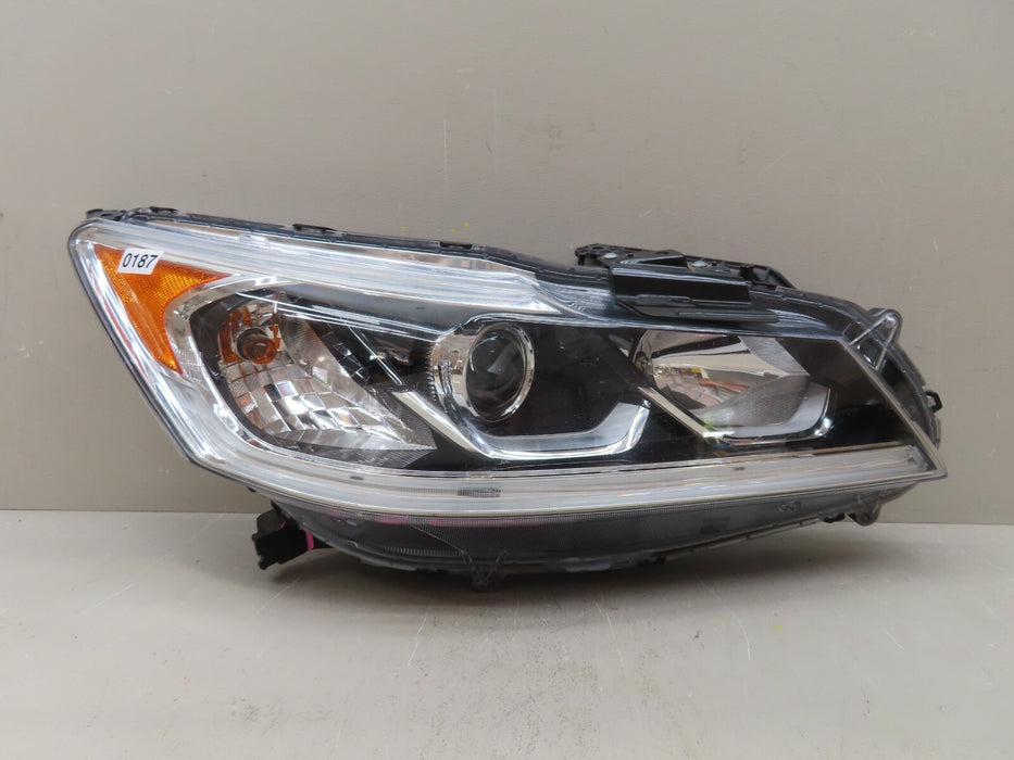 2016 2017 HONDA ACCORD SEDAN FRONT RIGHT PASSENGER SIDE HEADLIGHT HALOGEN OEM
