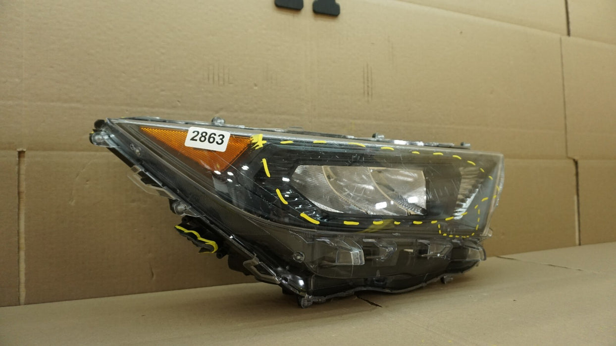 2019-2021 TOYOTA RAV4 FRONT RIGHT PASSENGER SIDE HEADLIGHT LED OEM 19 20 21