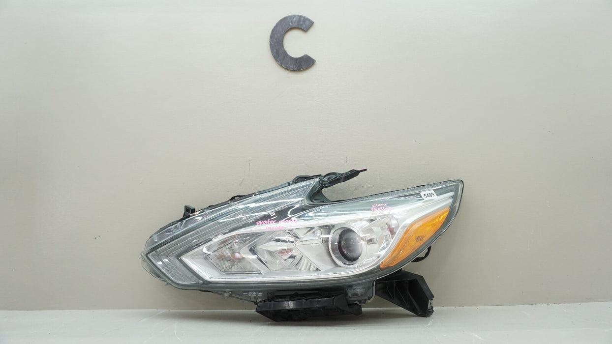 2016-2018 NISSAN ALTIMA FRONT LH LEFT DRIVER SIDE HALOGEN HEADLIGHT HEADLAMP OEM