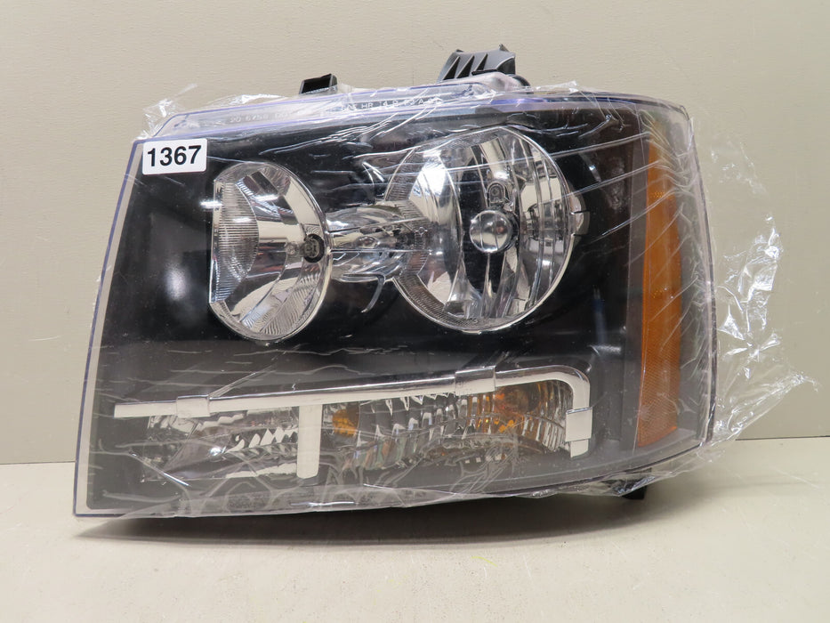 2007-2014 CHEVROLET TAHOE/SUBURBAN LEFT DRIVER HEADLIGHT LAMP HALOGEN