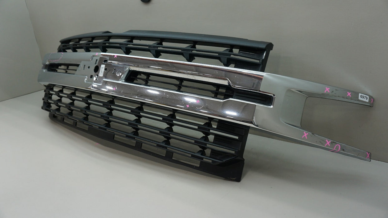 2019-2022 CHEVROLET SILVERADO 1500 FRONT MAIN GRILLE 84128450 OEM 19 20 21 22