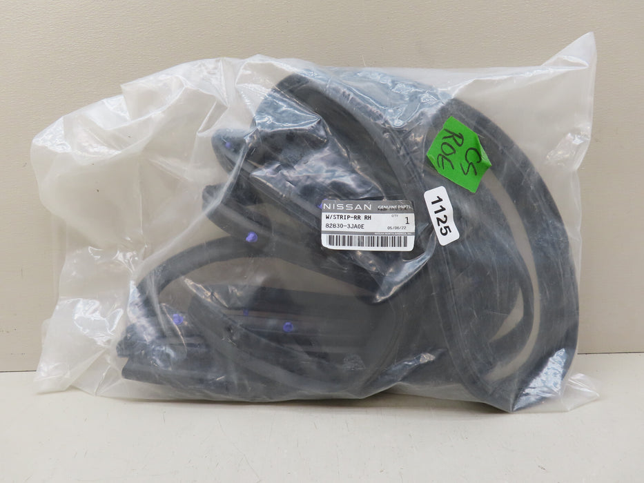 NISSAN REAR RIGHT PASSENGER SIDE WEATHERSTRIP SEAL OEM