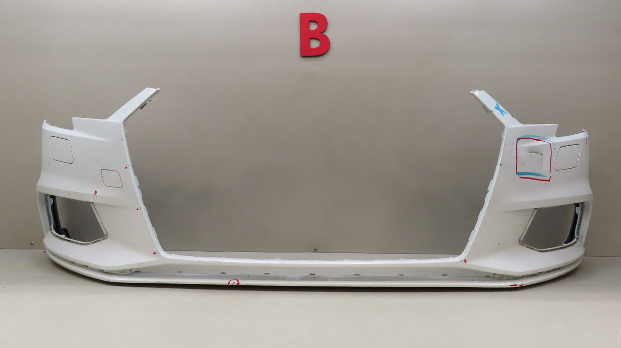 2017-2019 AUDI A3 FRONT BUMPER COVER OEM 8V5.807.437.P