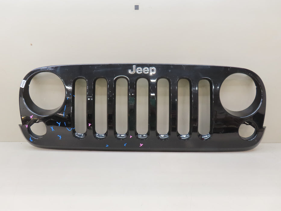 2007-2018 JEEP WRANGLER JK FRONT RADIATOR GRILL GRILLE OEM 1BM91TRM