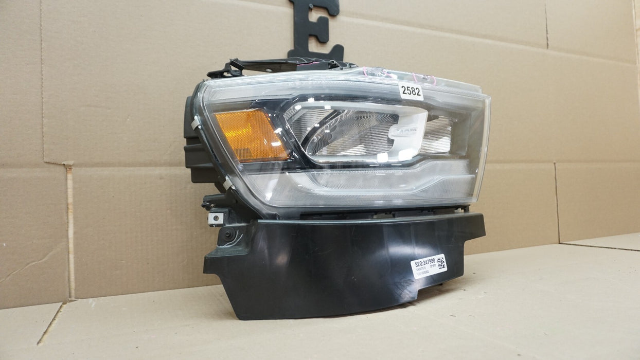 2019-2022 DODGE RAM 1500 FRONT RIGHT PASSENGER SIDE HEADLIGHT OEM 19 20 21 22