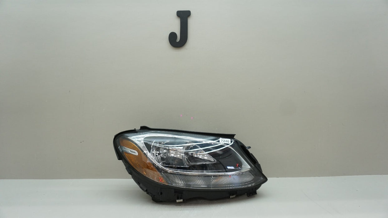 2015-2018 MERECEDES-BENZ C-CLASS FRONT RIGHT PASSENGER SIDE HEADLIGHT HALOGEN OE
