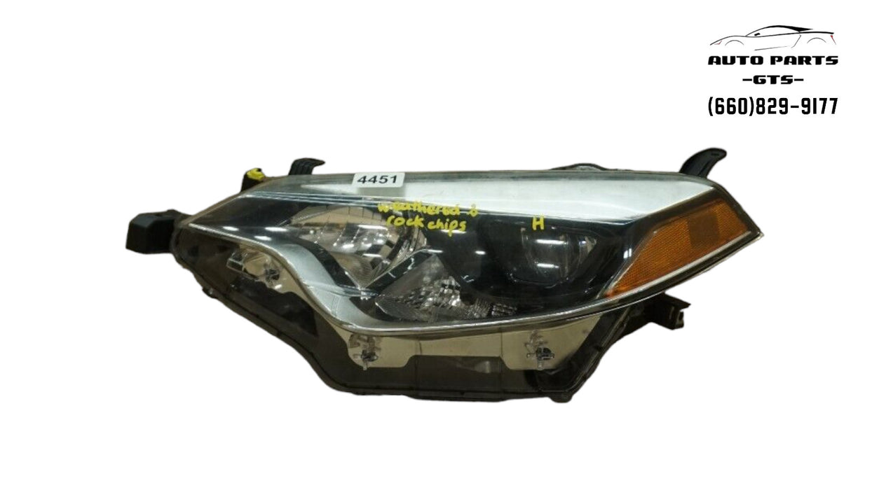 2014-2016 TOYOTA COROLLA FRONT LEFT DRIVER SIDE HEADLIGHT LED OEM 14 15 16