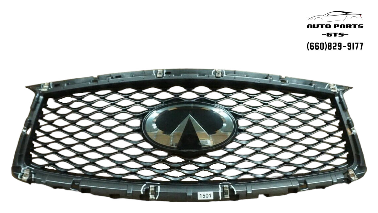 2019-2020 INFINITI QX50 FRONT RADIATOR GRILLE GRILL MESH WITH EMBLEM OEM 19 20