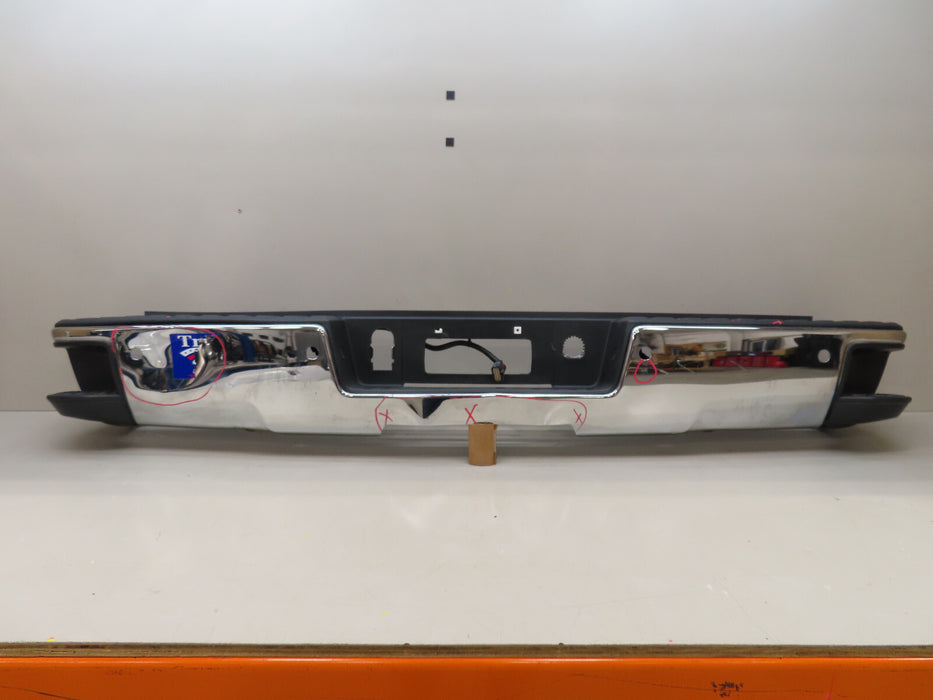 2014-2019 GMC CHEVROLET SILVERADO/SIERRA 1500 REAR BUMPER METAL OEM