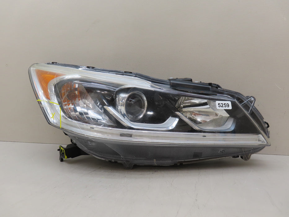 2016 2017 HONDA ACCORD FRONT RIGHT PASSENGER SIDE HEADLIGHT HALOGEN CAPA