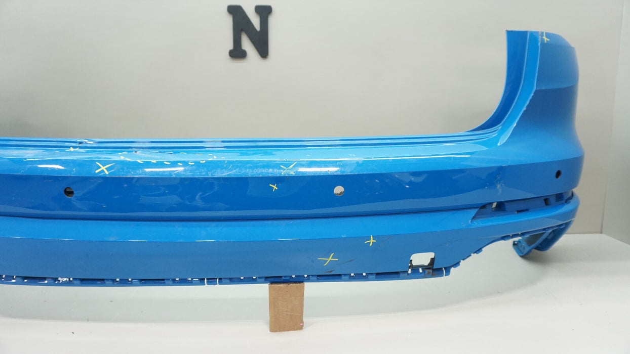 2019-2022 AUDI Q3 S-LINE REAR BUMPER COVER W/ LOWER 83A807511 OEM 19 20 21 22