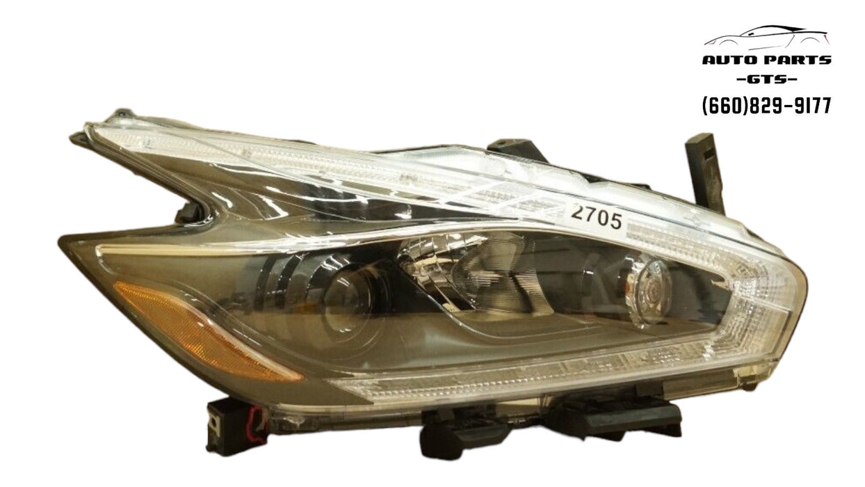 2018 NISSAN MURANO FRONT RIGHT PASSENGER SIDE HEADLIGHT HALOGEN AFTERMARKET 18