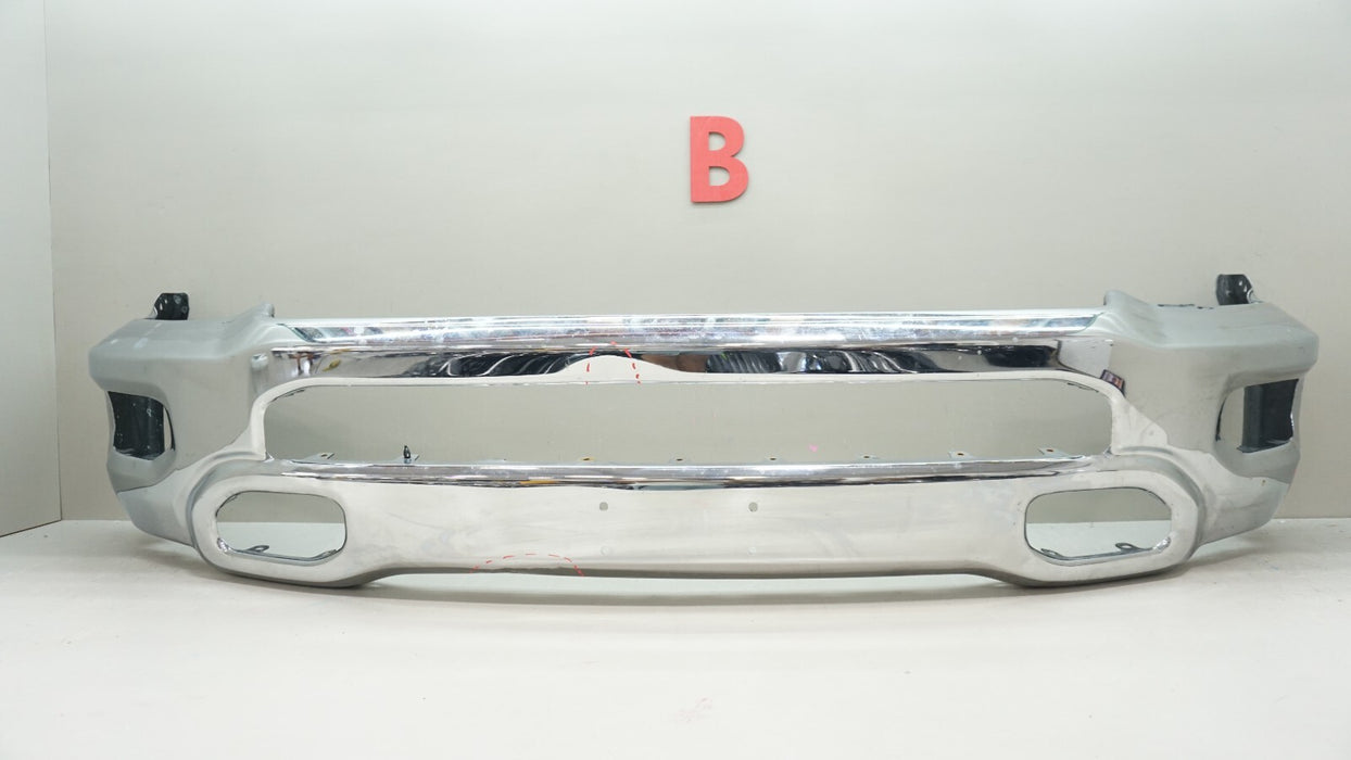 2019-2024 DODGE RAM 1500 FRONT METAL CHROME BUMPER COVER OEM