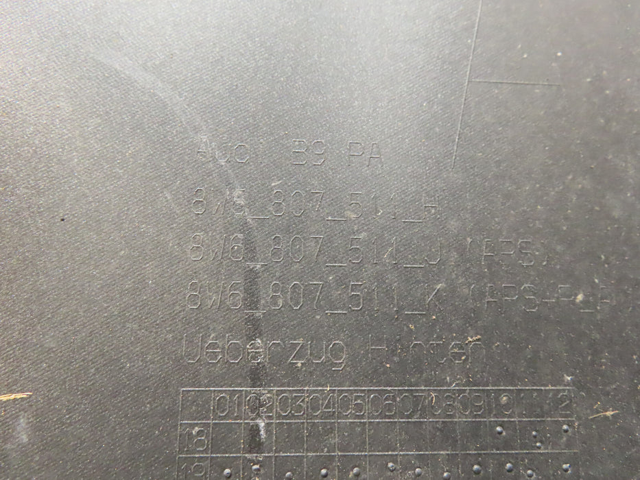 2019-2021 AUDI A5 S5 REAR BUMPER COVER OEM 8W6-807-511-H