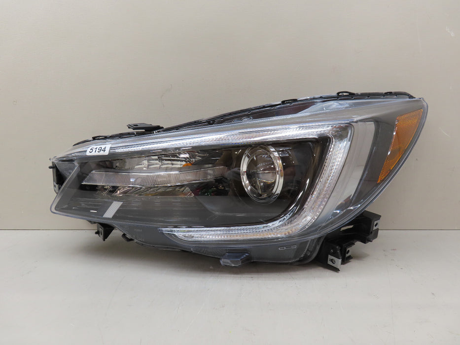 2018 2019 SUBARU LEGACY OUTBACK FRONT LEFT DRIVER SIDE HEADLIGHT LED OEM
