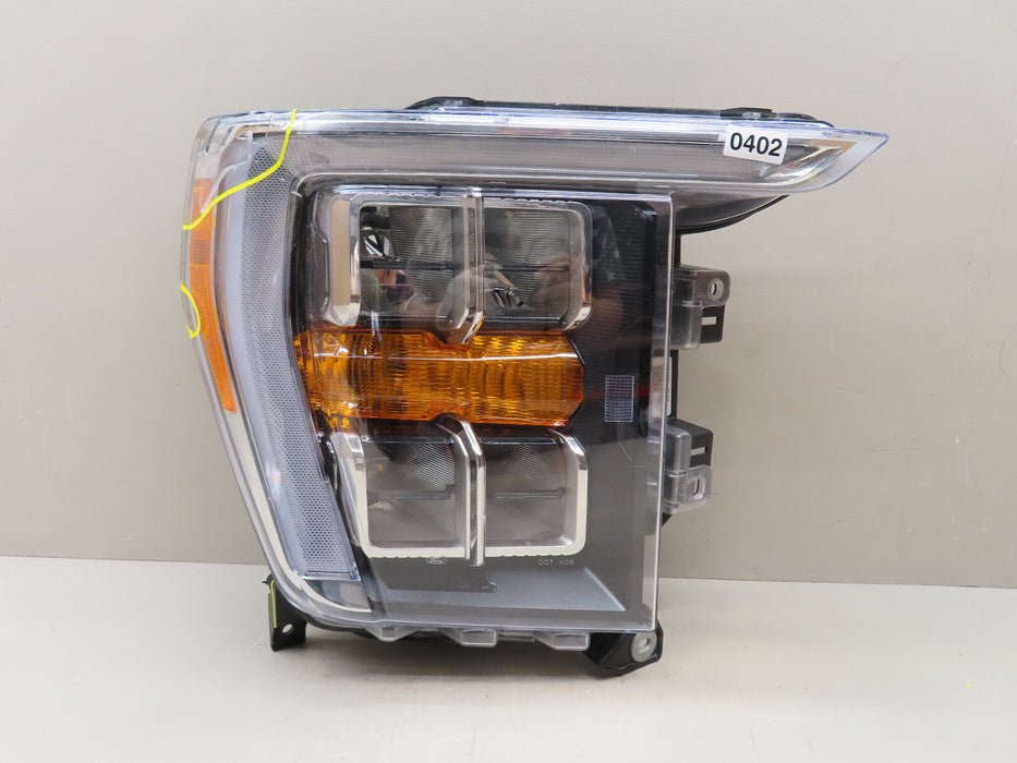 2021-2023 FORD F-150 FRONT RIGHT PASSENGER HEADLIGHT QUAD LED OEM NL34-13E014-AD