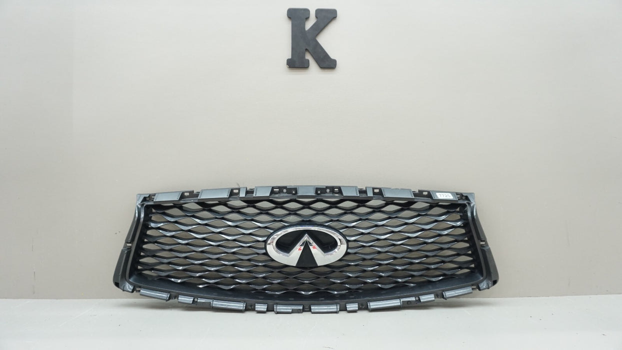 2018-2023 INFINITI Q50 FRONT UPPER RADIATOR GRILLE 62310-6HH0C OEM