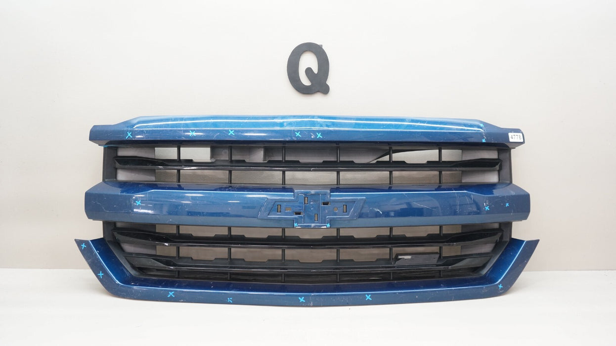 2016-2018 CHEVROLET SILVERADO 1500 Z71 FRONT BUMPER RADIATOR GRILLE OEM