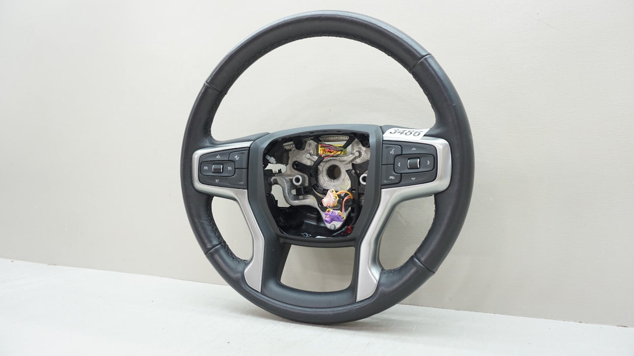 2019-2023 CHEVROLET SILVERADO TAHOE SUBURBAN GMC SIERRA STEERING WHEEL OEM