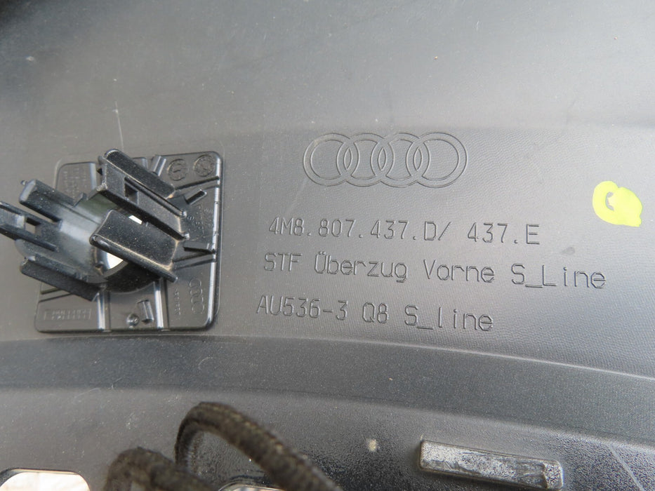 2019-2021 AUDI Q8 S-LINE PREMIUM PRESTIGE FRONT BUMPER COVER PANEL OEM 4M8807437