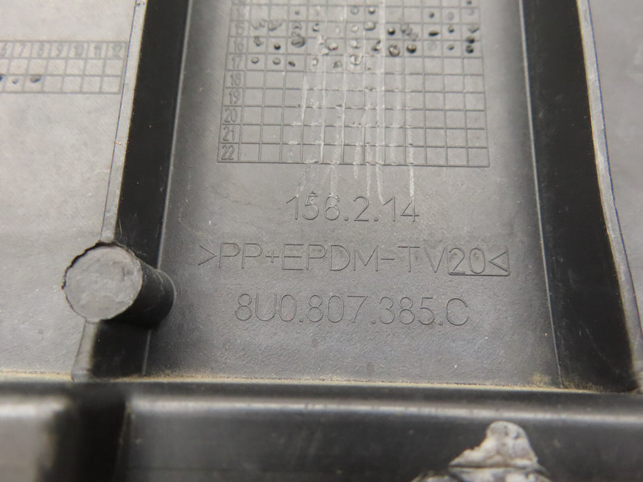 2016 2017 2018 AUDI Q3 REAR UPPER/MIDDLE BUMPER COVER OEM 8U0.807.385.C