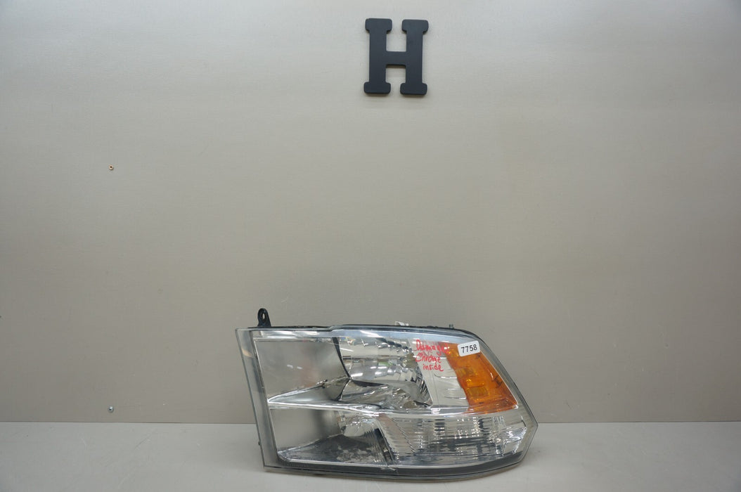 2009-2018 DODGE RAM 1500 FRONT LEFT DRIVERS HEADLIGHT HALOGEN OEM