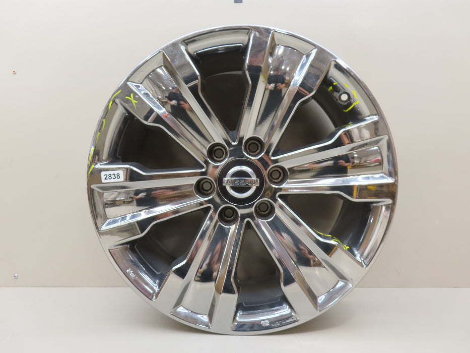 2017-2019 NISSAN TITAN SV 20X8 CHROME 6 SPOKE WHEEL RIM OEM