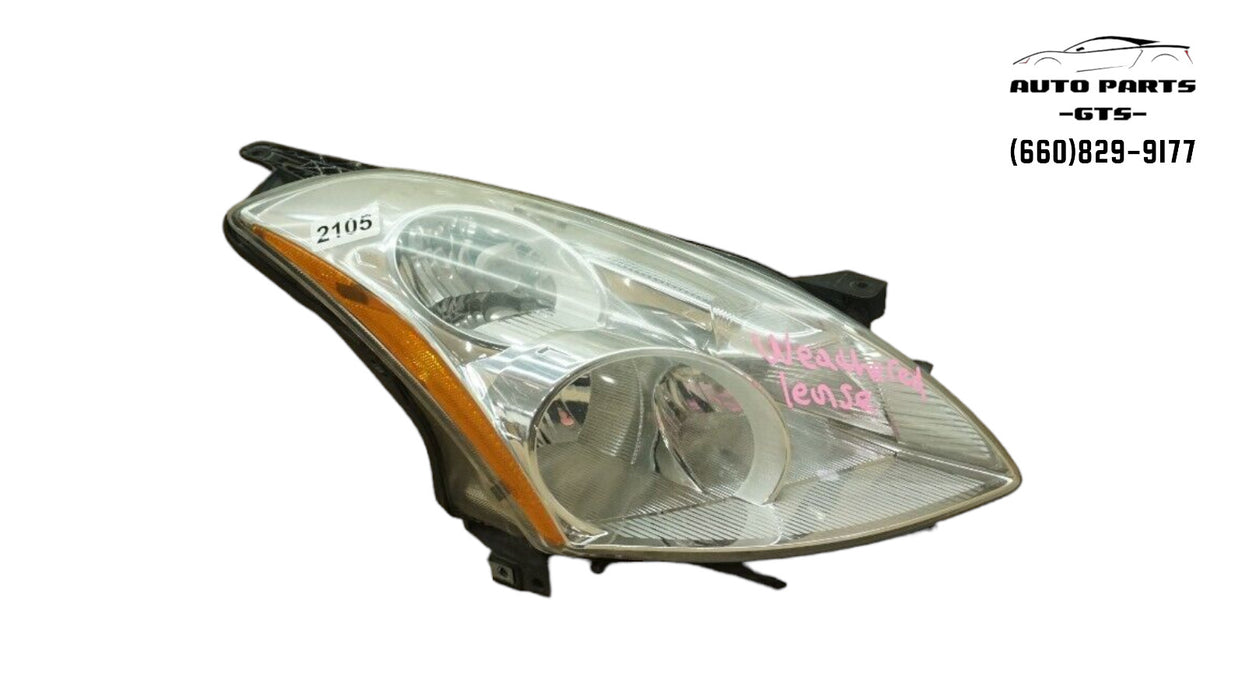 2011-2012 NISSAN ALTIMA RIGHT PASSENGER SIDE HEADLIGHT HALOGEN OEM 26010-ZX00A